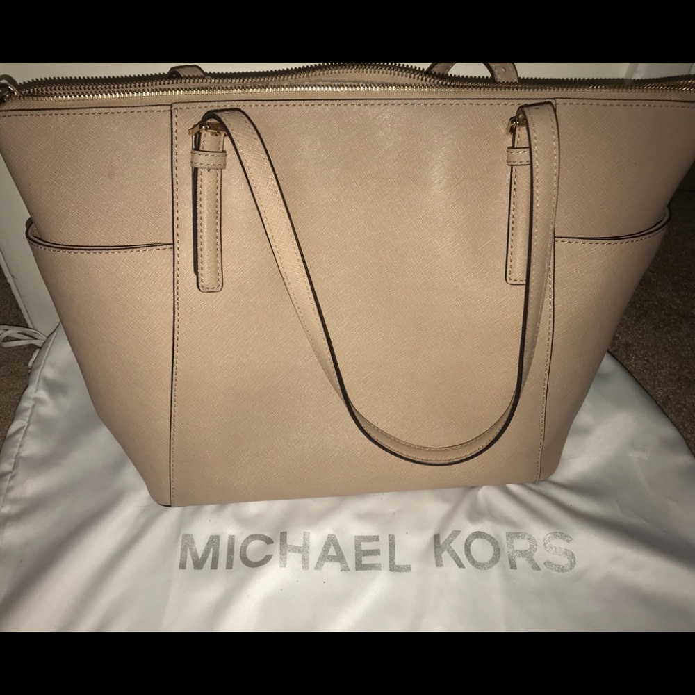 Michael Kors Jet set tote large leather tote - Picture 4 of 8